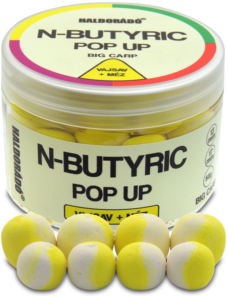 Haldorádó Pop-Up N-Butyric Big Carp 50 g 13/17 mm Kyselina maslová/Med
