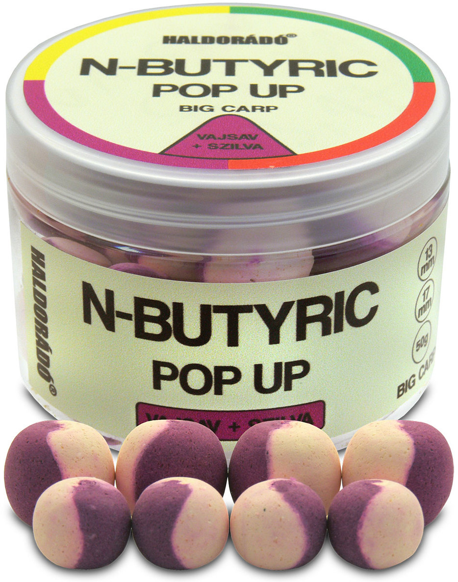 Haldorádó Pop-Up N-Butyric Big Carp 50 g 13/17 mm Kyselina maslová/Slivka