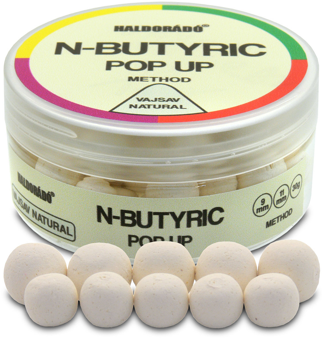 Haldorádó Pop-Up N-Butyric Method 30 g 9 + 11 mm Kyselina maslová