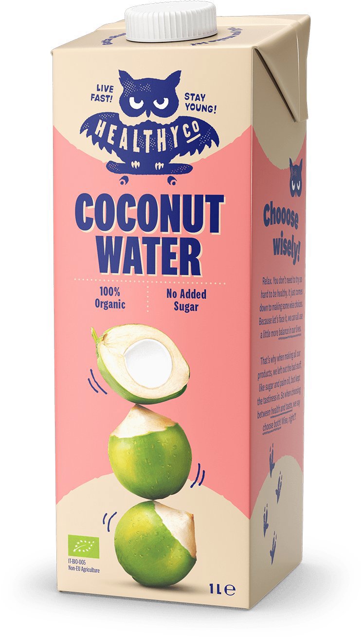 HealthyCo ECO Kokosová voda 1 l
