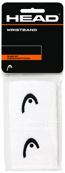 Head Wristband 2,5¨ biele