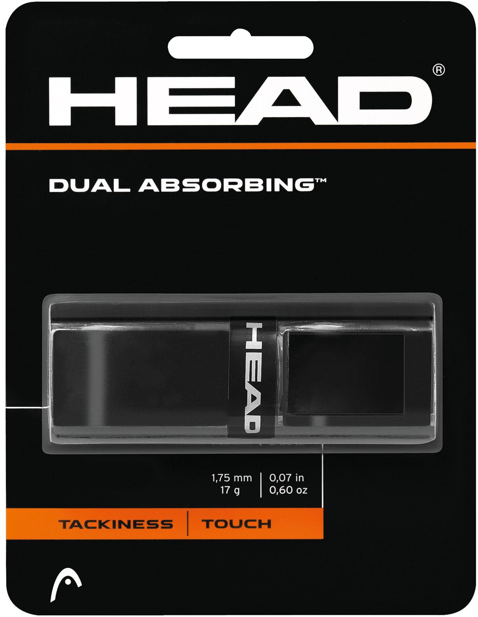 Head Dual Absorbing čierna