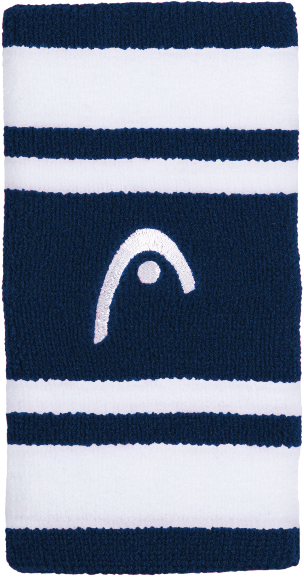 Head Wristband striped 5" modré