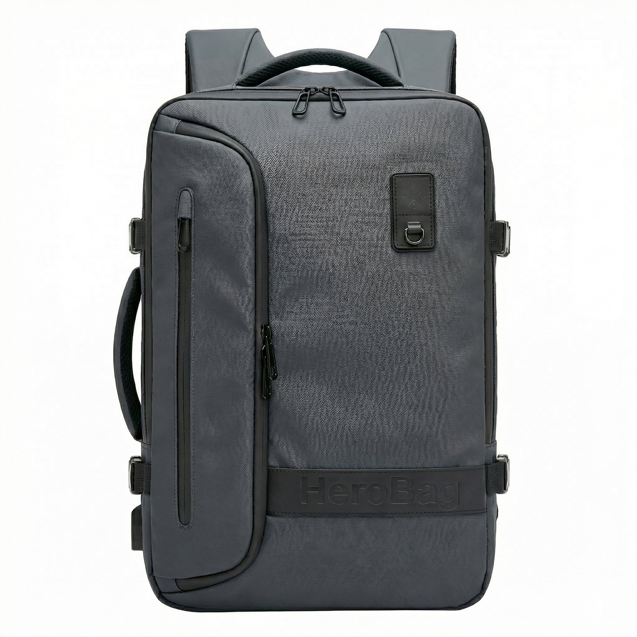 HeroBag Vákuový batoh do lietadla, tmavo sivý