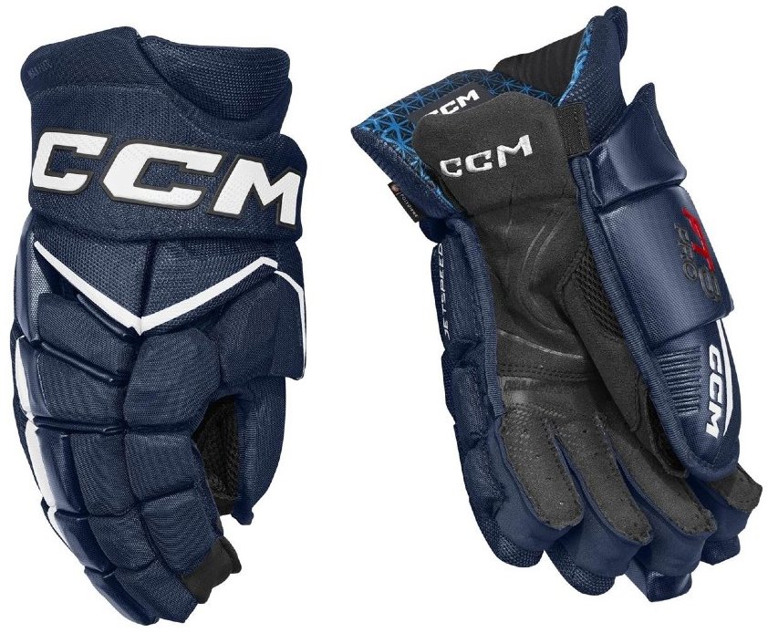 CCM Jetspeed FT8 Pro JR tmavomodré-biele, Junior, 11", CCM25