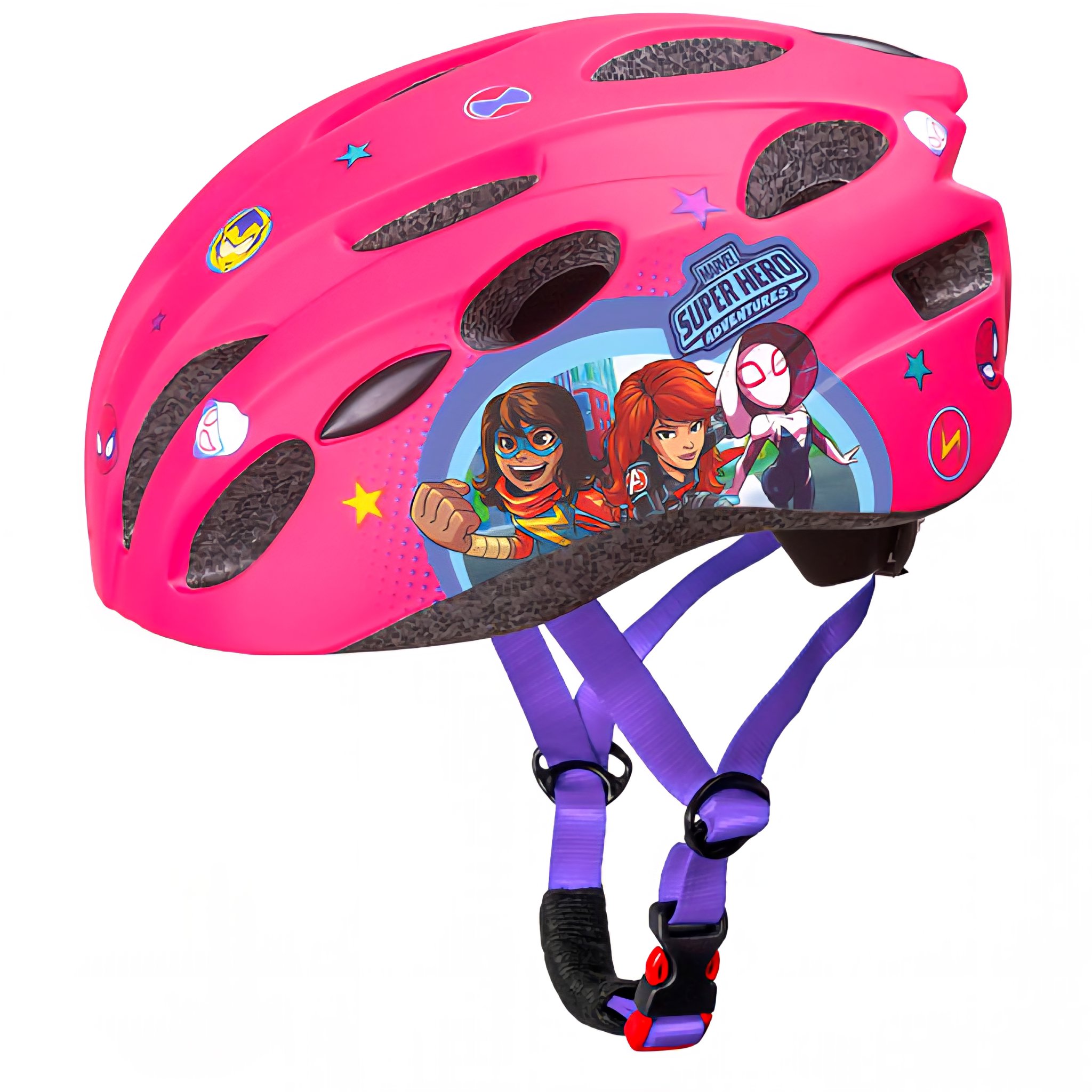 Disney Prilba na bicykel in mold Avengers pink M
