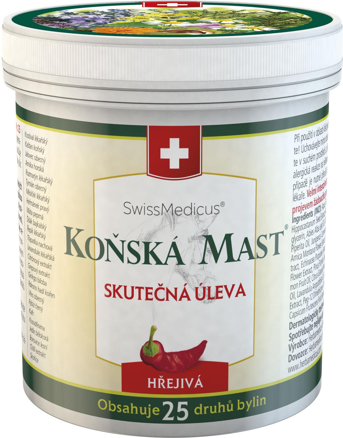 Herbamedicus Konská Masť hrejivá 250 ml
