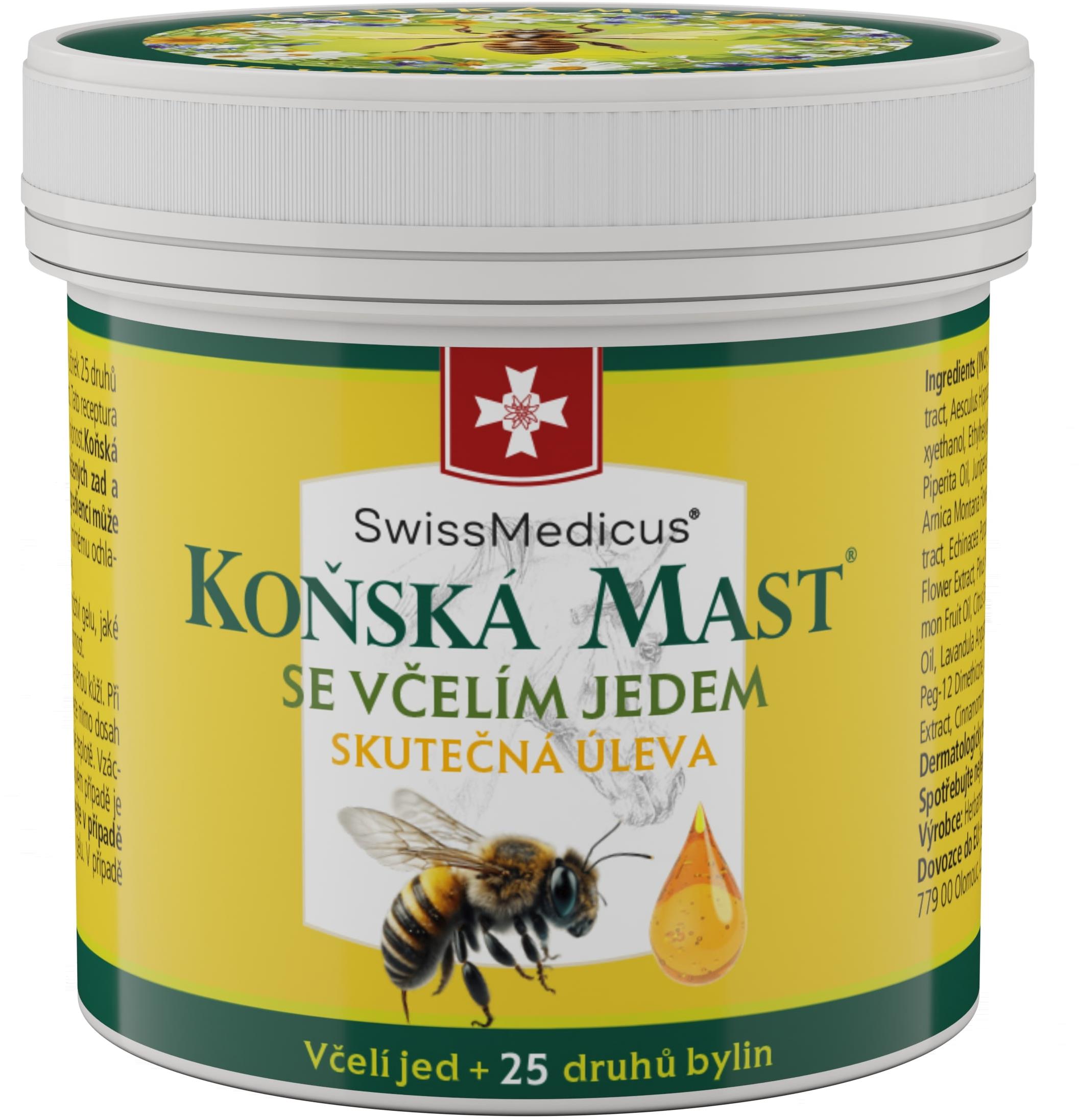 Herbamedicus Konská Masť so včelím jedom 150 ml