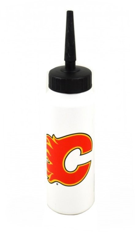 InGlasCo Hokejová fľaša s logom NHL Calgary Flames, HS25
