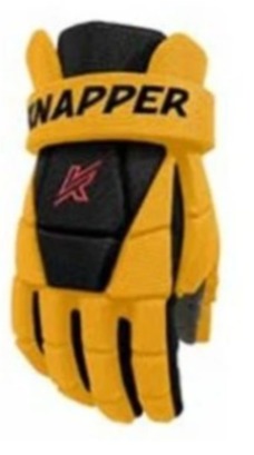 Knapper Hokejbalové rukavice AK3 S24 JR Žltá, 12", HS25