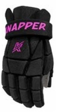 Knapper Hokejbalové rukavice AK3 S24 SR čierna-ružová, 13", HS25