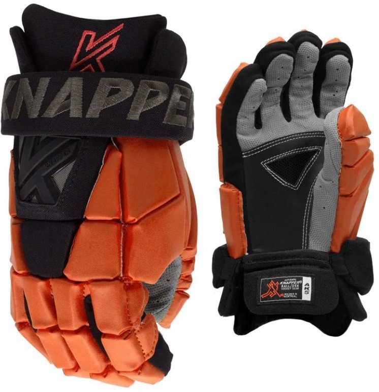 Knapper Hokejbalové rukavice AK5 SR oranžová, 13", HS23