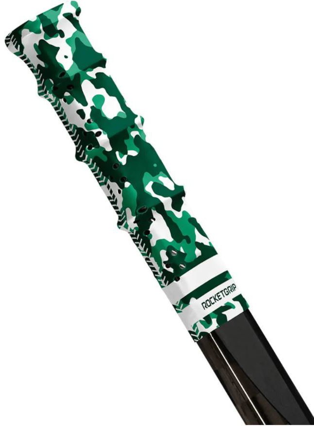RocketGrip Koncovka hokejky Camo Grip zelená, HS25