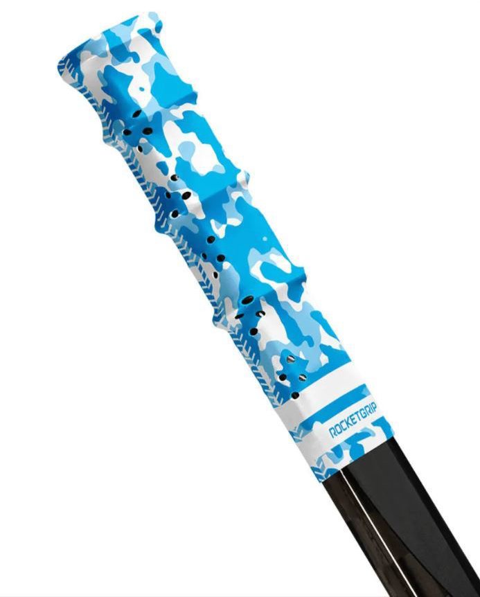 RocketGrip Koncovka Hokejky Camo Grip modrá, HS25