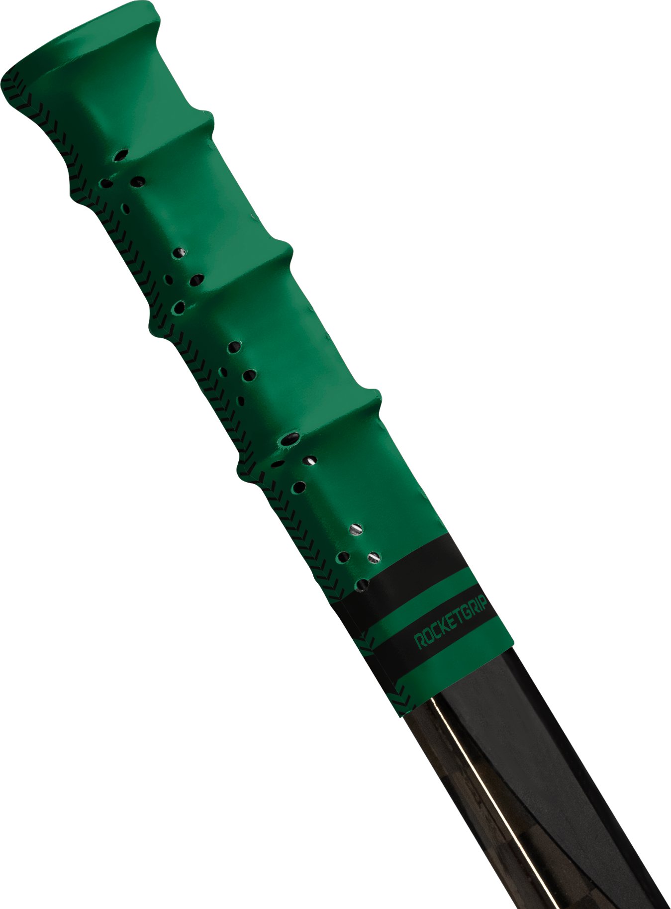 RocketGrip Koncovka hokejky Color Grip zelená-čierna, HS25