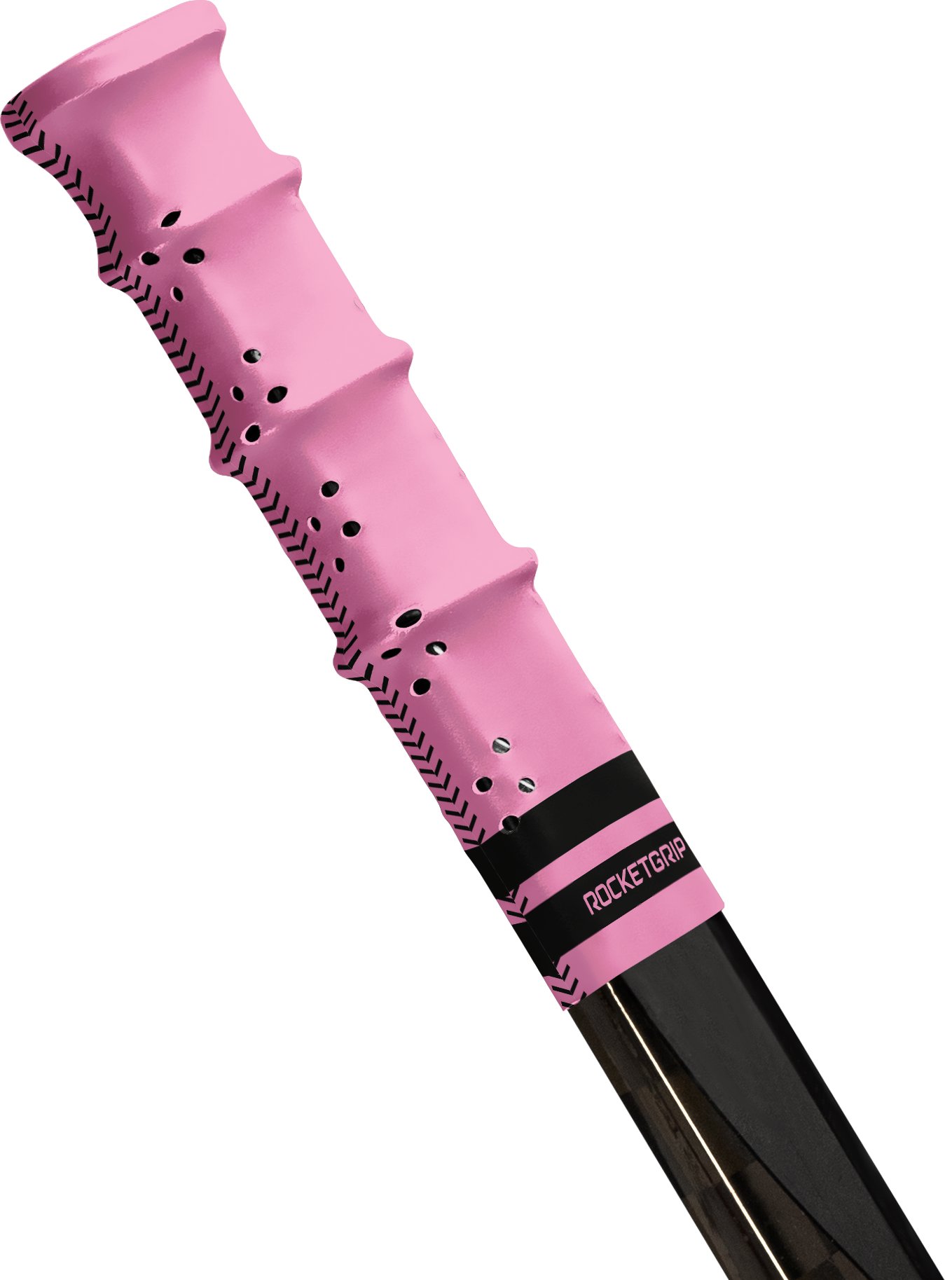 RocketGrip Koncovka Hole Color Grip ružová-čierna, HS25