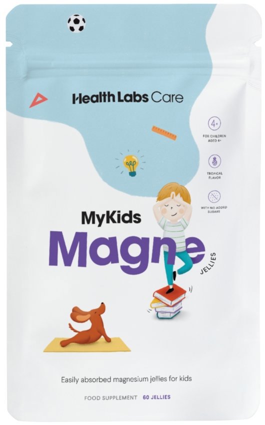 Health Labs Care My Kids Magne, Horčík - želé cukríky bez pridaného cukru, 60 ks