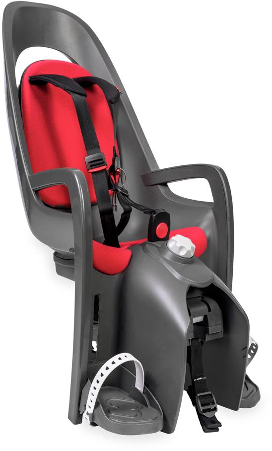 HAMAX Cyklosedačka s adaptérom Caress Dark Grey/Red