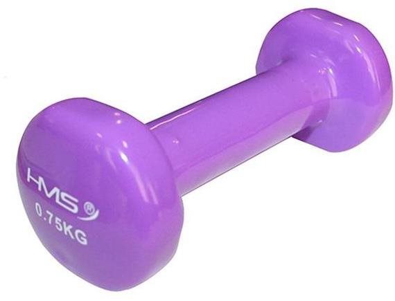 Liatinová činka pokrytá vinylom HMS 0,75 kg