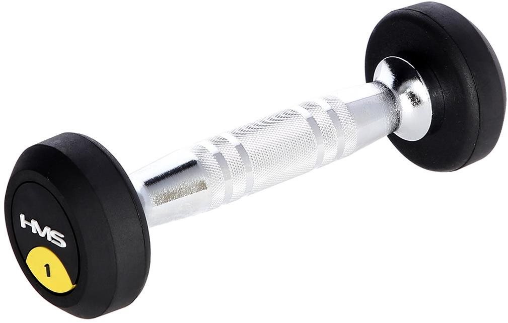Pogumovaná jednoručná činka HMS HG Pro 1 kg
