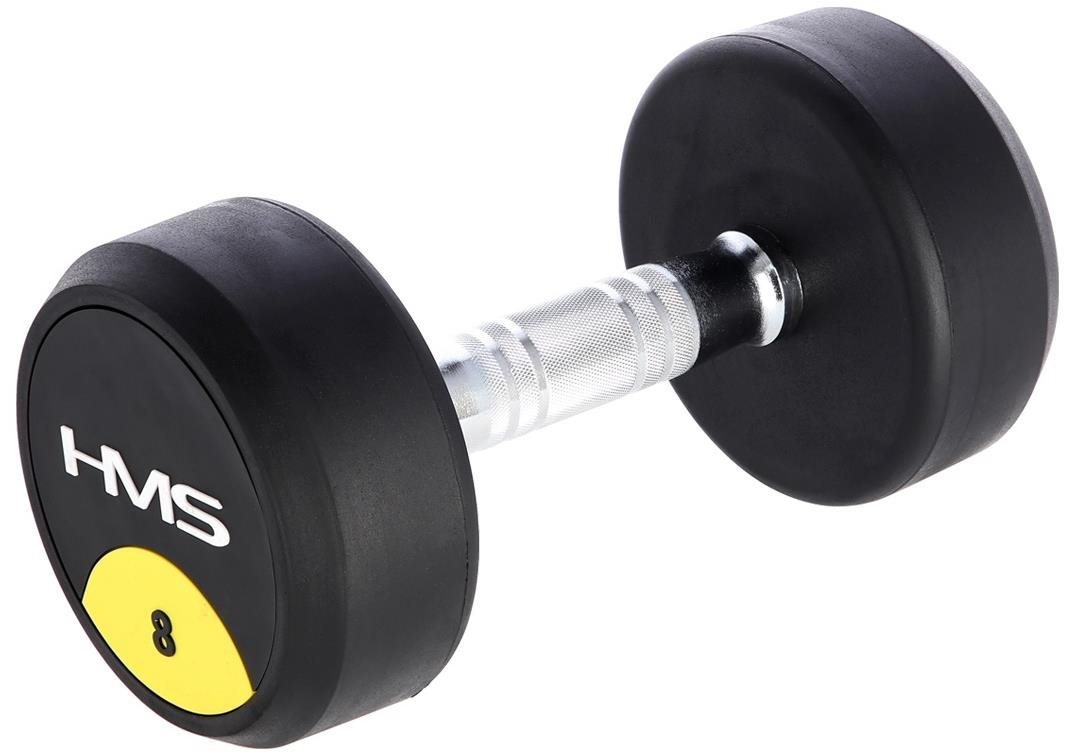 Pogumovaná jednoručná činka HMS HG Pro 8 kg