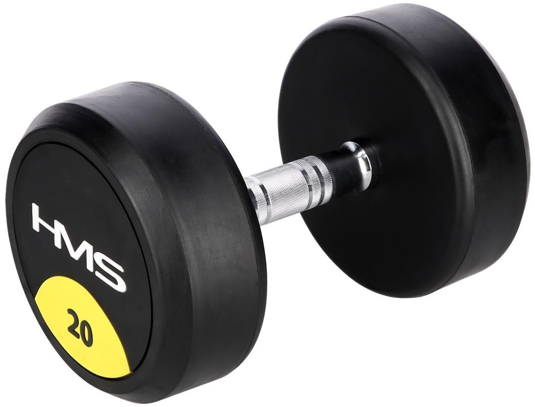 Pogumovaná jednoručná činka HMS HG Pro 20 kg