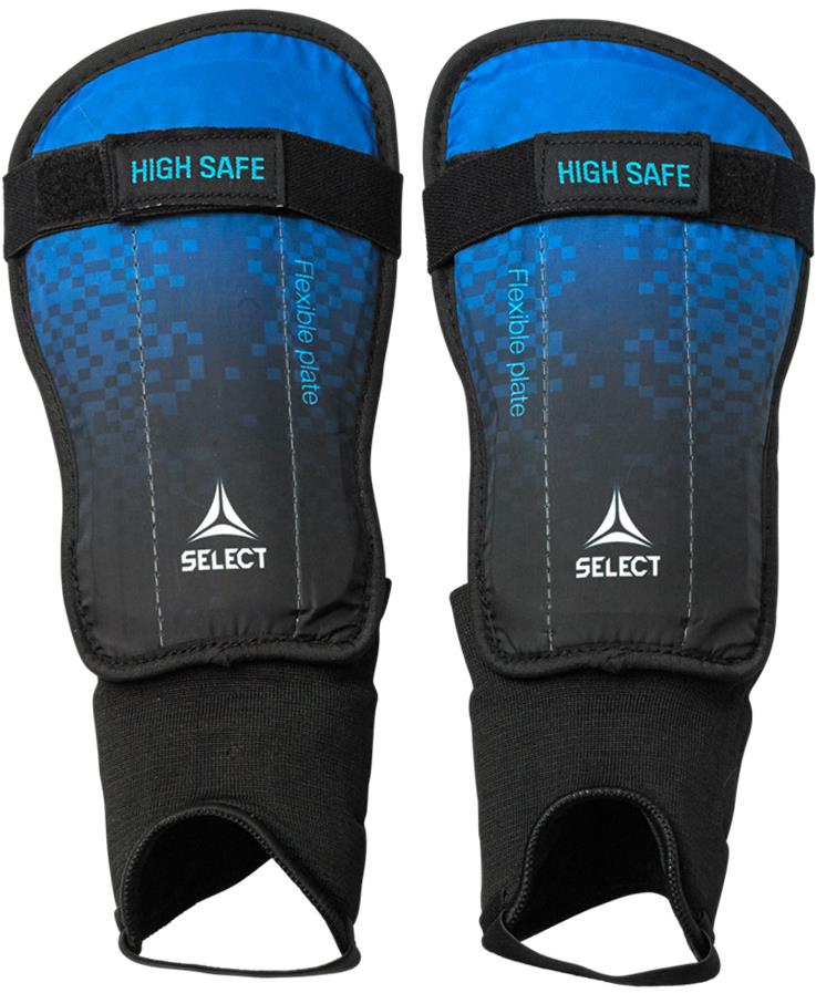 Select Shin guards High Safe 2023/24 Blue L