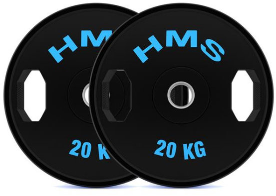 HMS Súprava pogumovaných olympijských kotúčov TOG20 2× 20 kg