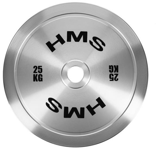 HMS Oceľový olympijský kotúč TOS250 25 kg