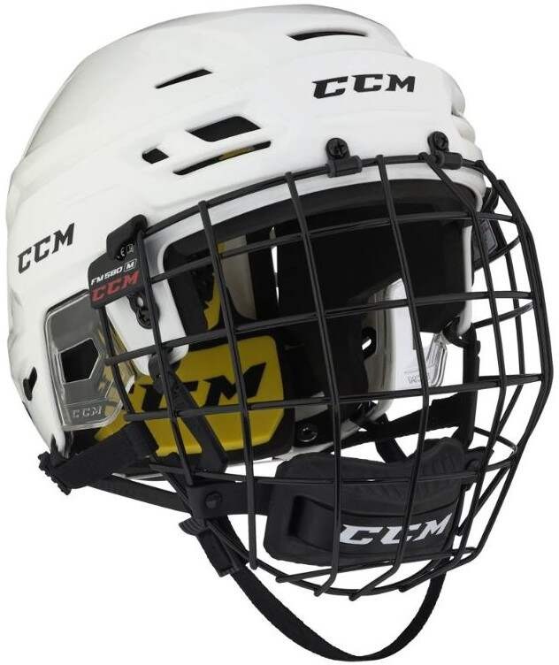 CCM Tacks 210 Combo SR, biela, Senior, S, 52 – 57 cm