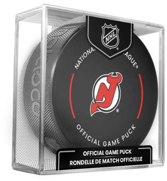 InGlasCo NHL Official Game Puck 1 kus New Jersey Devils