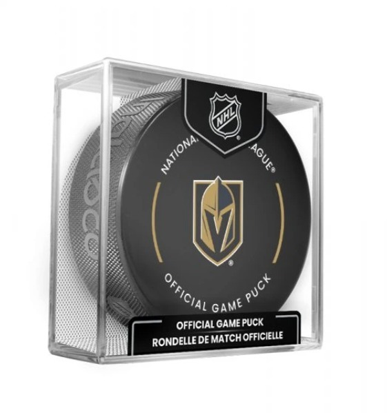 InGlasCo NHL Official Game Puck 1 ks Vegas Golden Knights