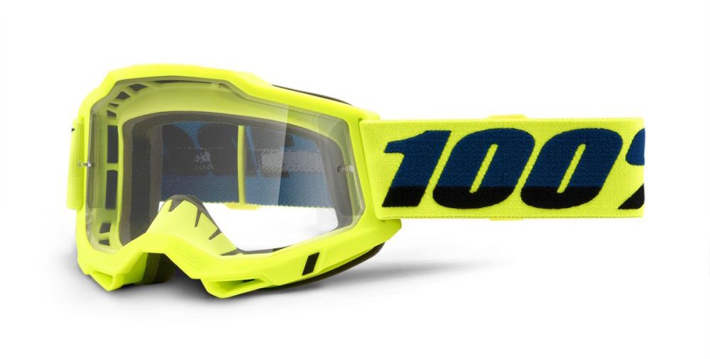 100% Speedlab Accuri 2 Goggle Fluo/Yellow Clear Lens