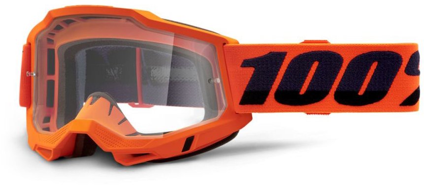 100% Speedlab Accuri 2 Goggle Neon/Orange Clear Lens