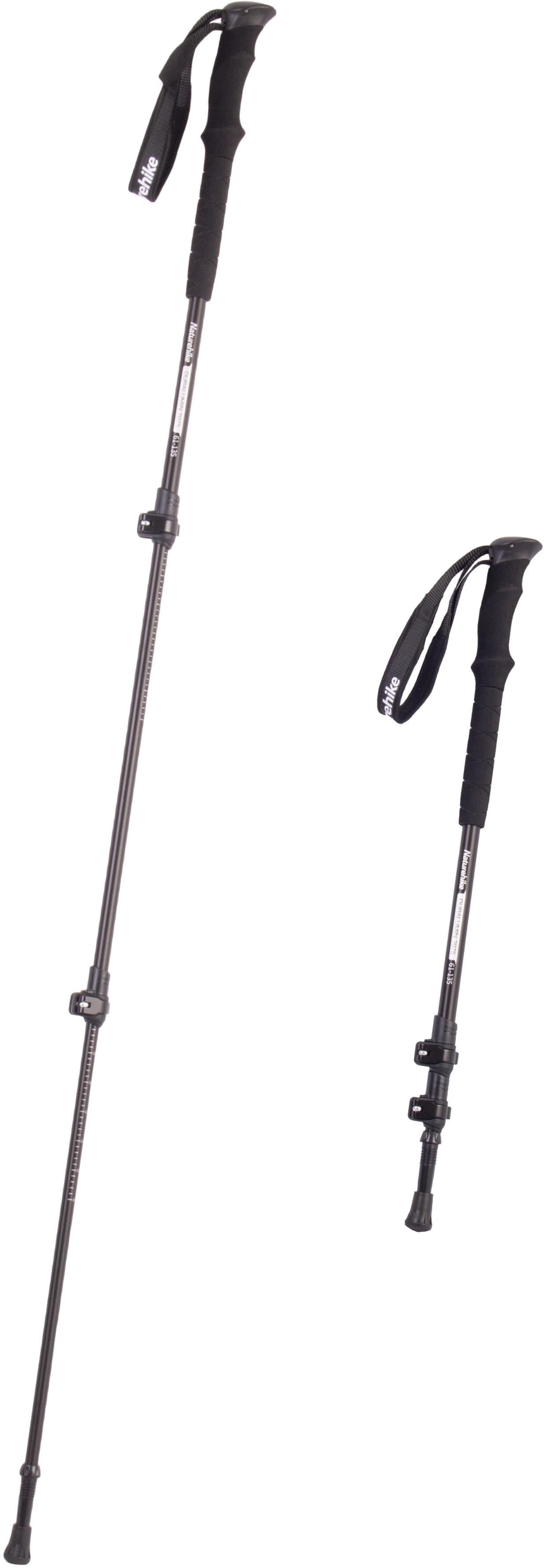 Naturehike Trekingová palica ST03 čierna, 62 – 135 cm