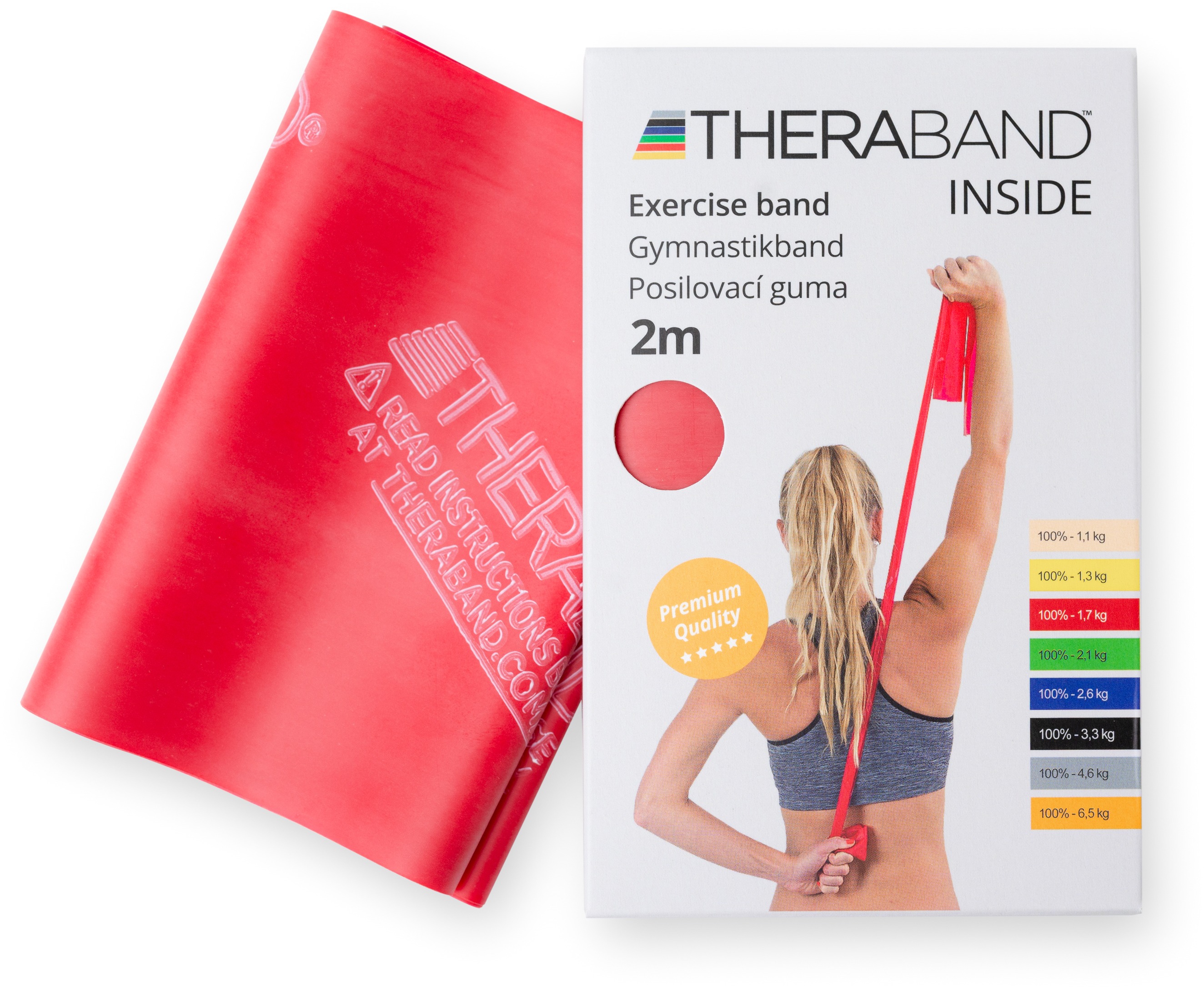 Thera-Band 2 m červená