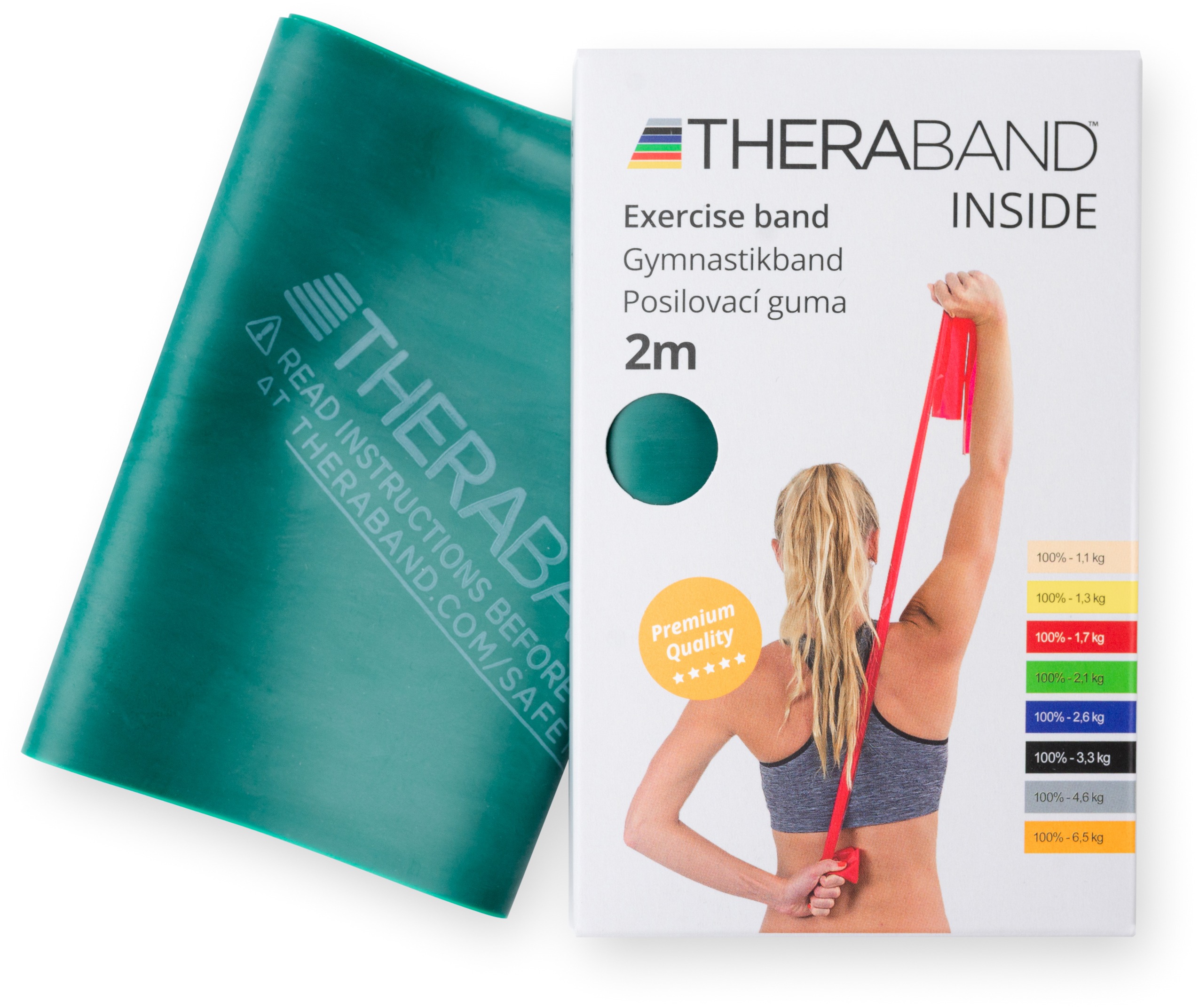 Thera-Band 2 m zelená
