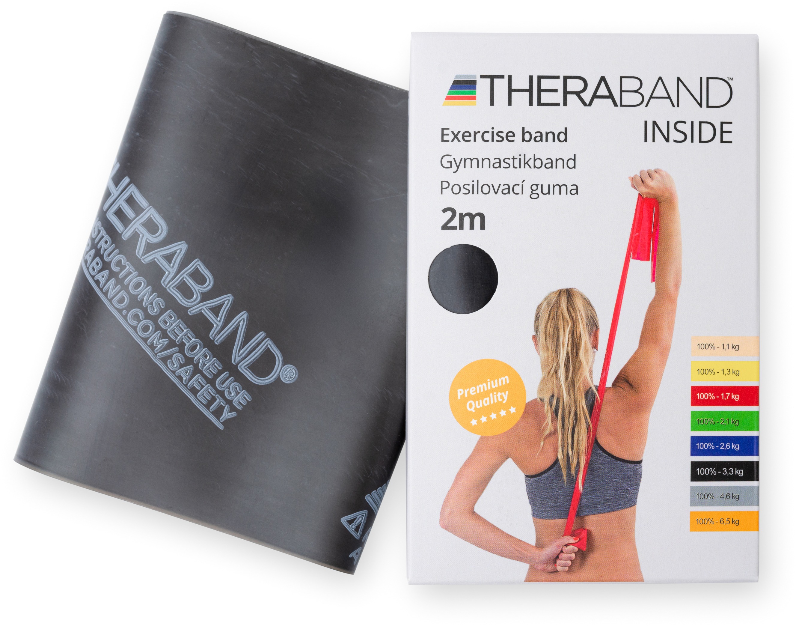 Thera-Band 2 m čierna