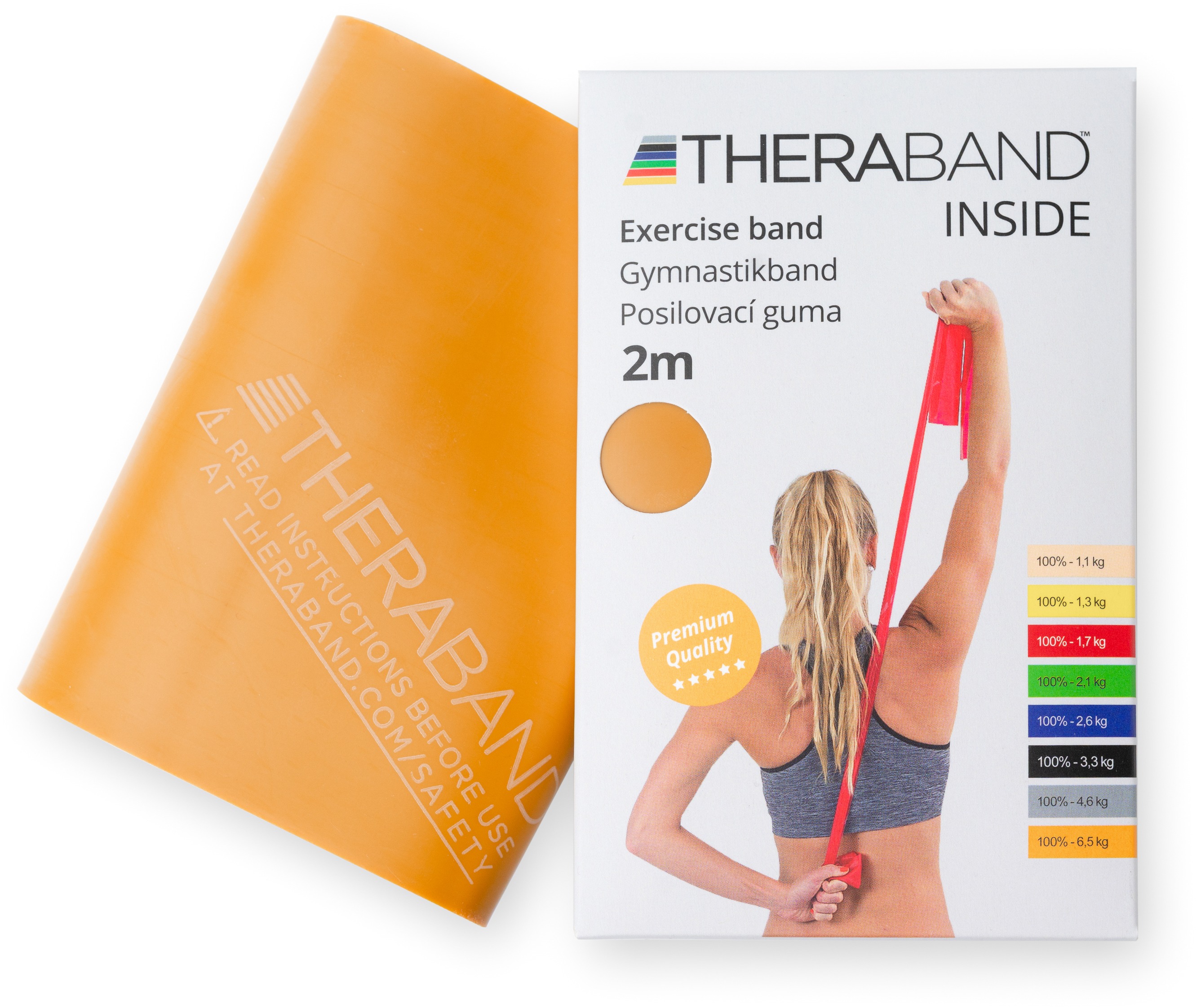 Thera-Band 2 m zlatá