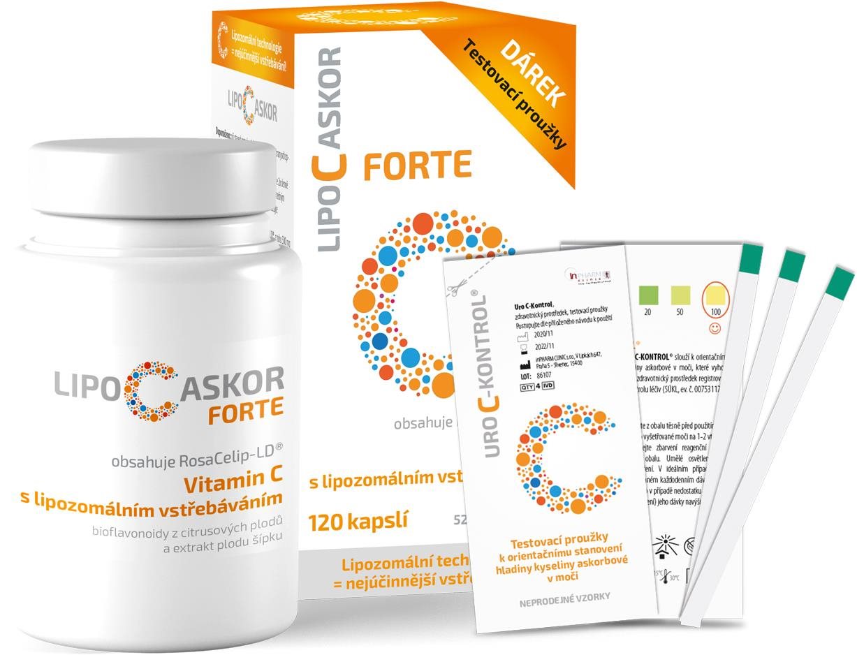 inPHARM Lipo C Askor Forte, 120 kapsúl