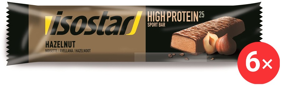 Isostar 25 % proteín bar 6× 35 g, oriešok