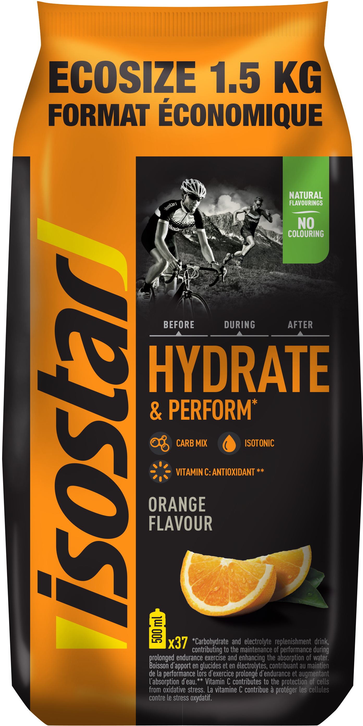 Isostar Hydratate & perform powder 1500 g, pomaranč