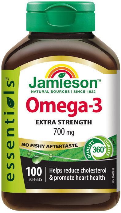 JAMIESON Omega-3 EXTRA Strength 700 mg 100 kapsúl