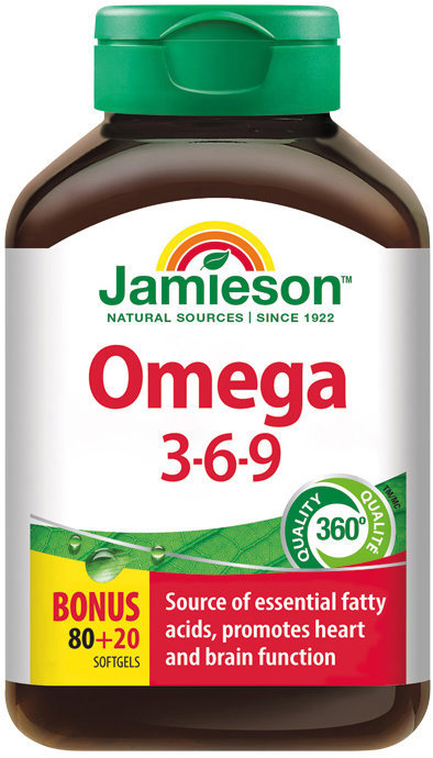 JAMIESON Omega 3-6-9 80 + 20 kapsúl