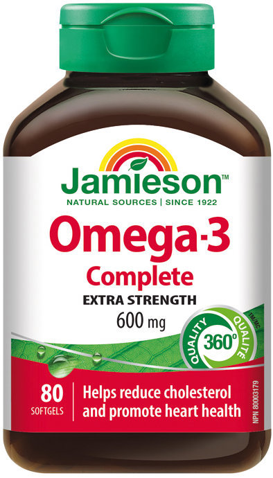 JAMIESON Omega-3 Complete 80 softgels