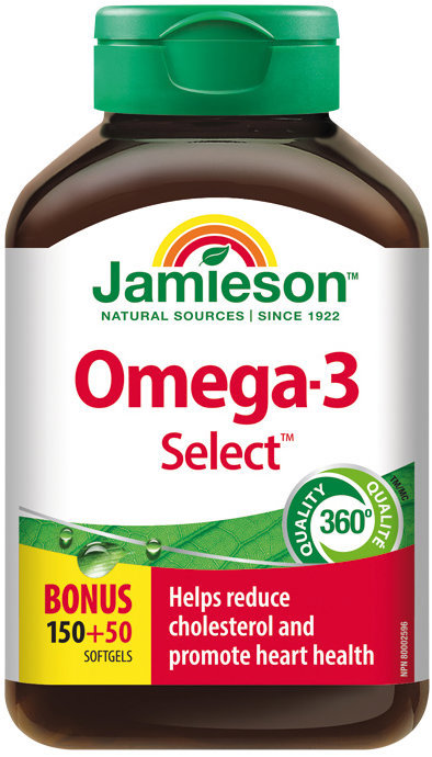 JAMIESON Omega-3 Select Bonus 150 + 50 kapsúl