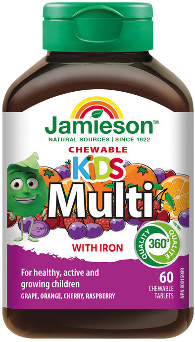 JAMIESON Multi Kids so železom 60 tabliet
