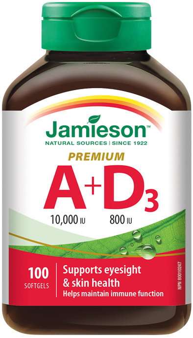 JAMIESON Vitamín A&D Forte 100 kapsúl