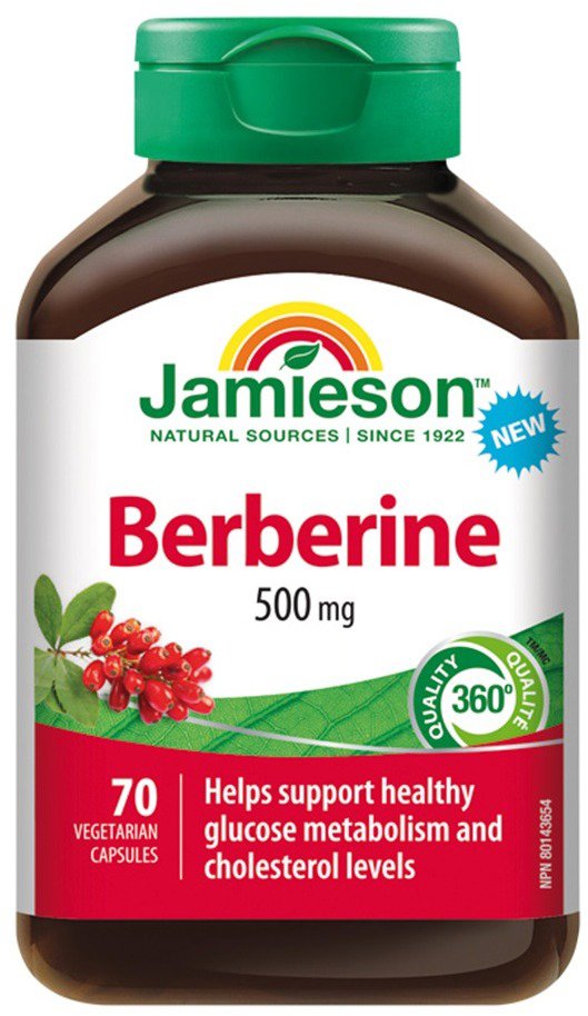 JAMIESON Berberine 500 mg GLP-1 support 70 kapsúl
