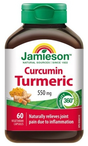 JAMIESON Curcumin Turmeric 550 mg 60 kapsúl
